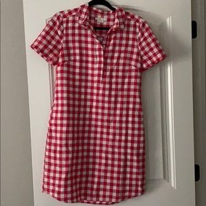 Boden gingham shirt dress